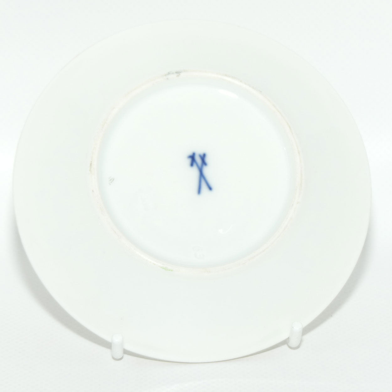 Meissen Hand decorated small demi tasse cup and saucer