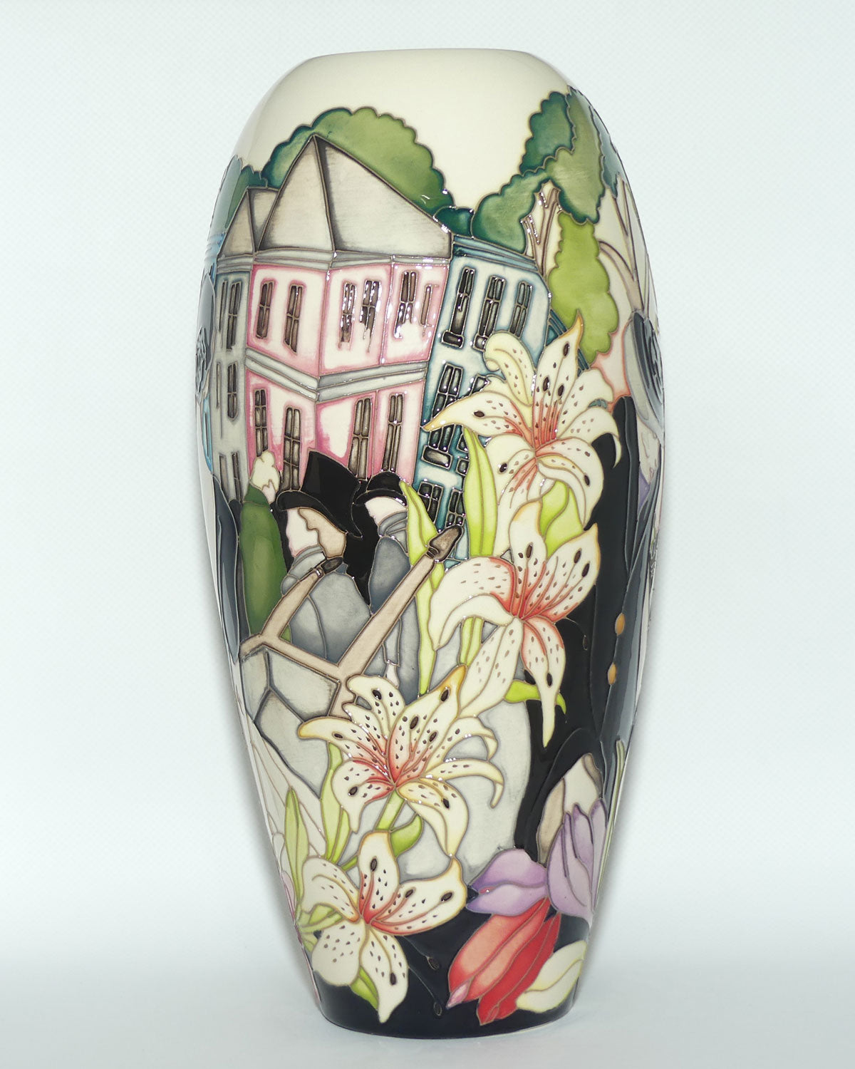 Moorcroft The Flower Seller vase | Shape 101/12 | LE 18/25
