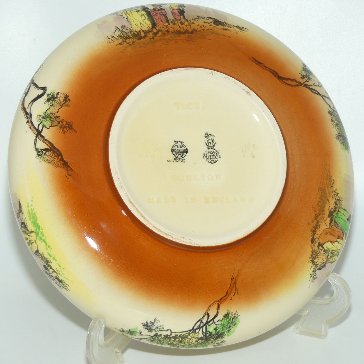 Royal Doulton Gleaners and Gypsies floating flower bowl D4983