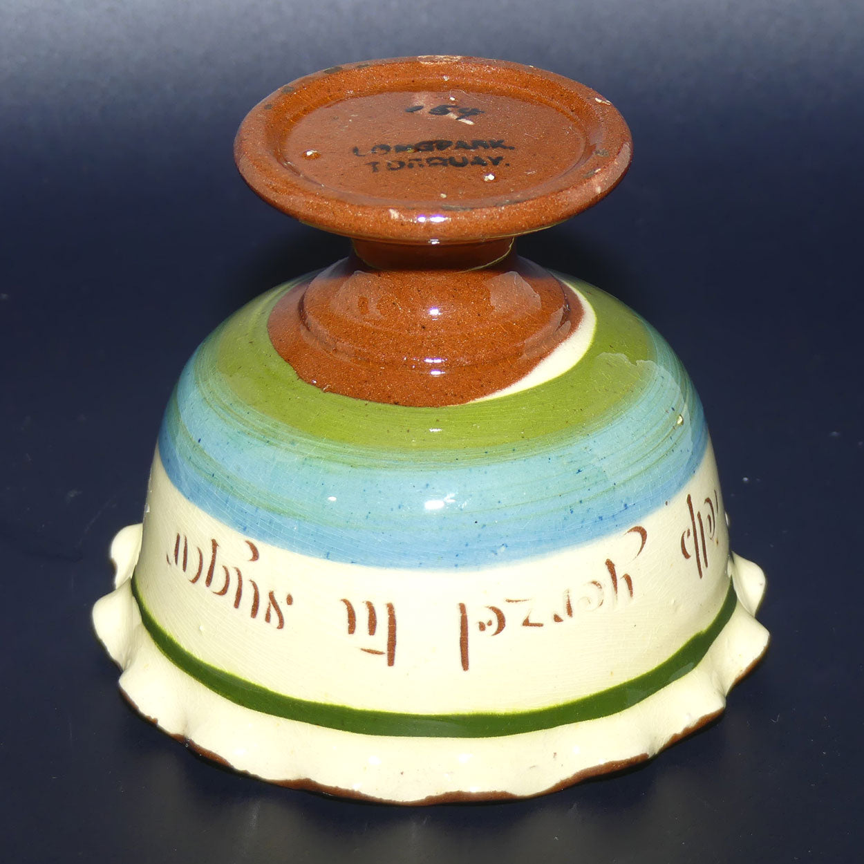 Torquay Ware | Motto Ware | Fluted Rim Sugar Bowl