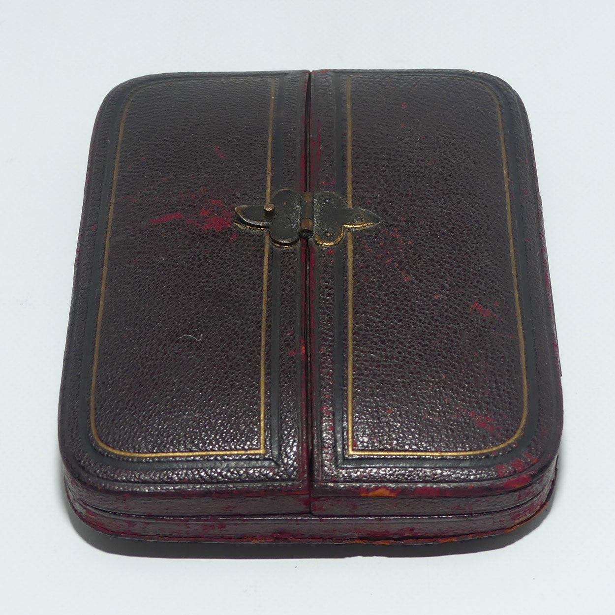 19th Century Framed Miniature Portrait in Folding Leather Case | Walter Francis Scott Hetherington