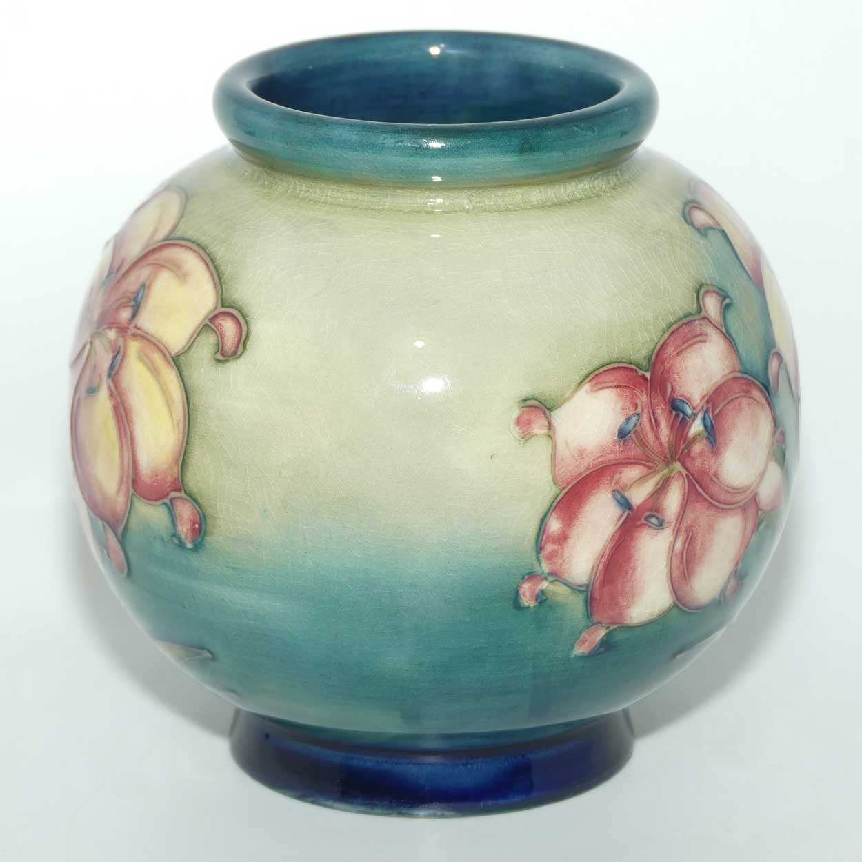 Walter Moorcroft Freesia ball vase