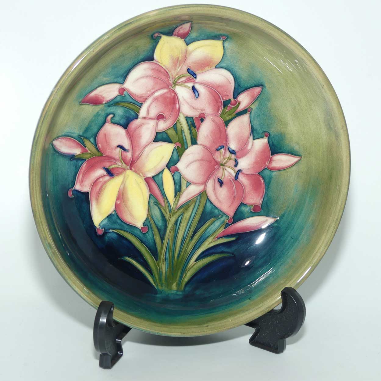 Walter Moorcroft Freesia (Green) bowl #1