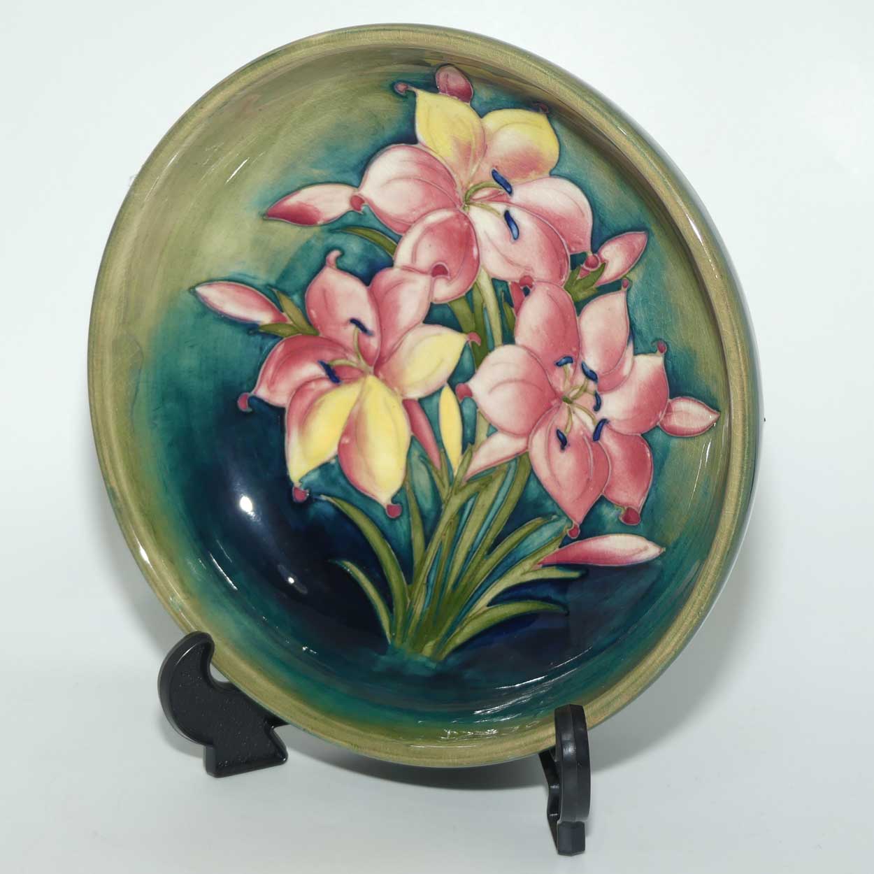 Walter Moorcroft Freesia (Green) bowl #1