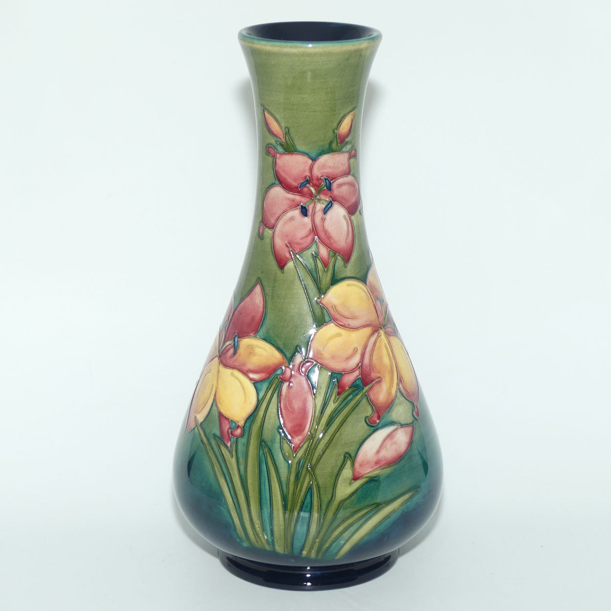 Walter Moorcroft Freesia (Green) large vase