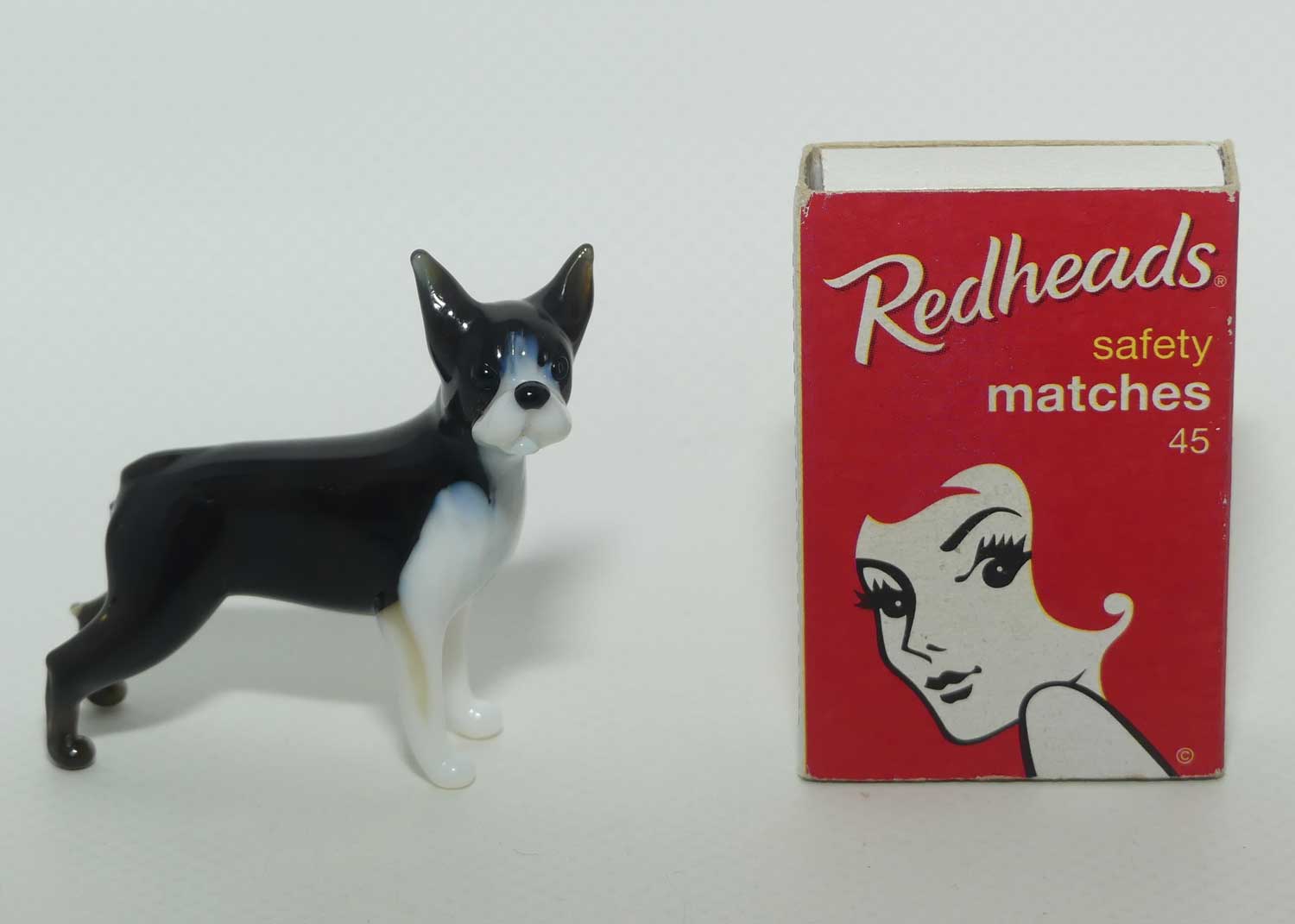 Fine quality Russian Lampwork Glass French Bulldog