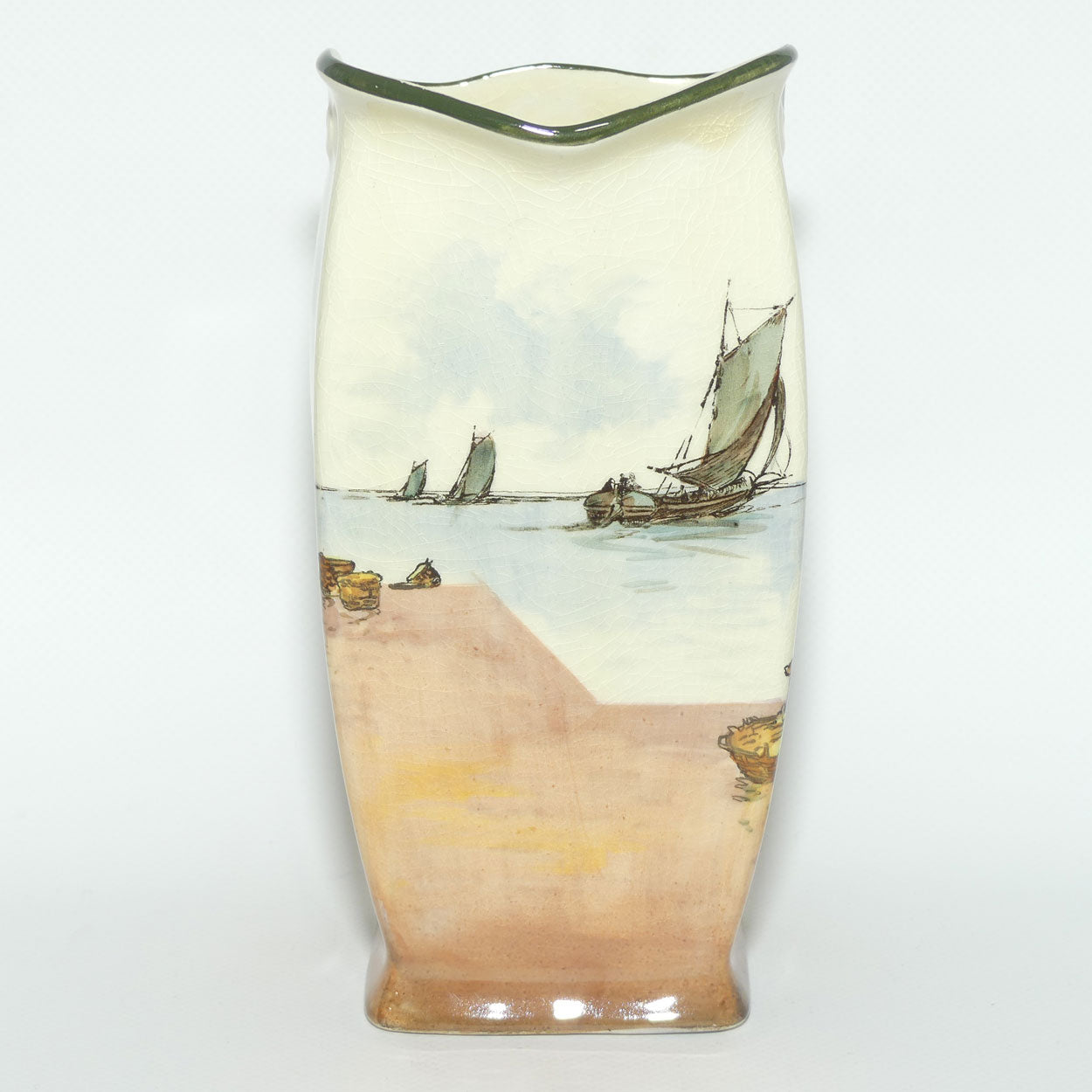 Royal Doulton Fisherfolk A - Brittany large Friar shape jug