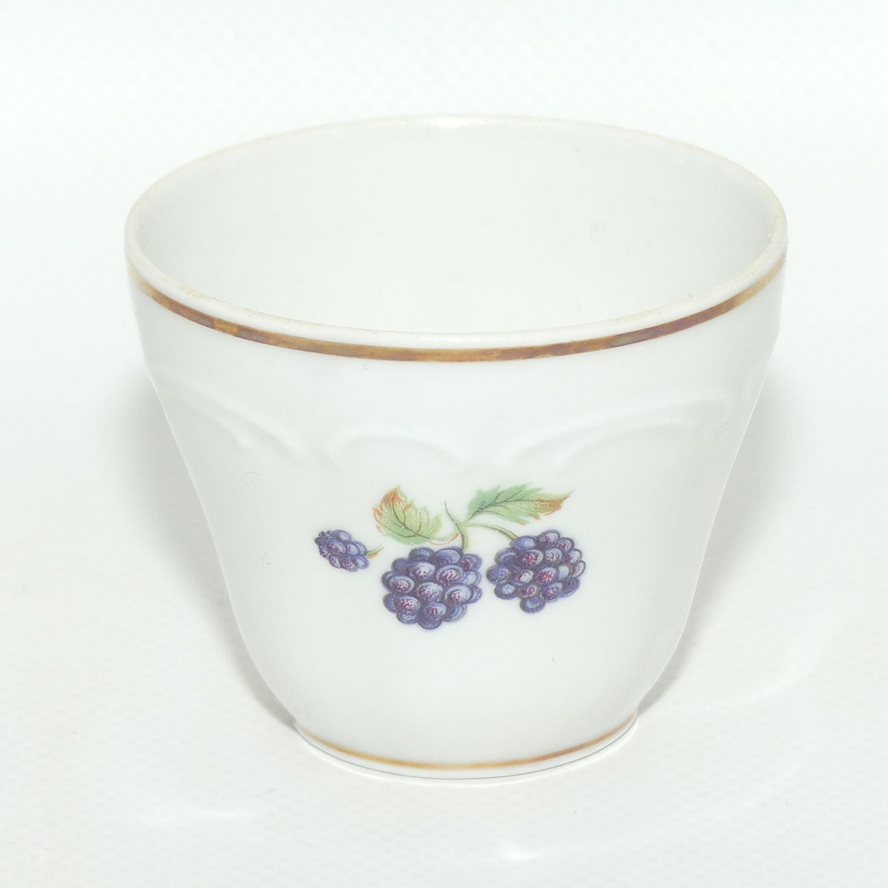 Jaeger 1897 Bavaria Germany Fruit motif demi tasse cup and saucer