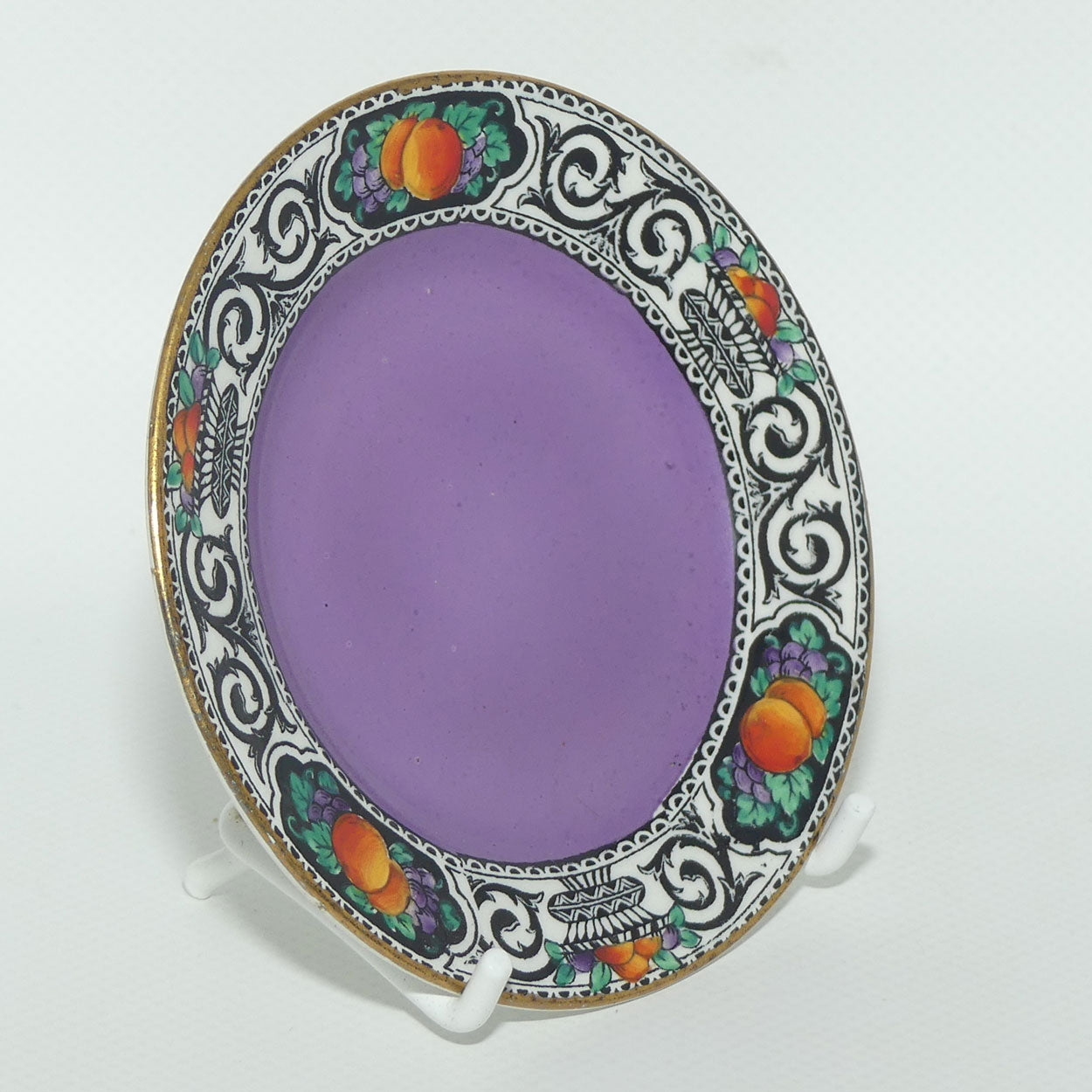 Maling Fruit Garland with Mauve small tray | Pattern 4005