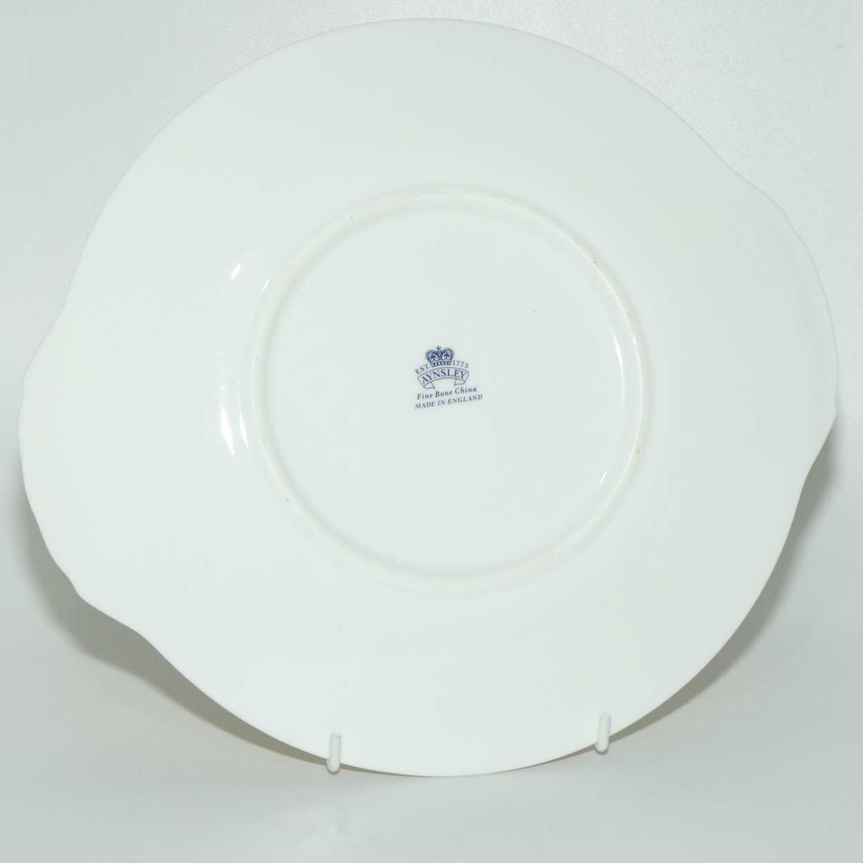Aynsley Fruit Orchard Gold tab handled plate (Big Pattern)