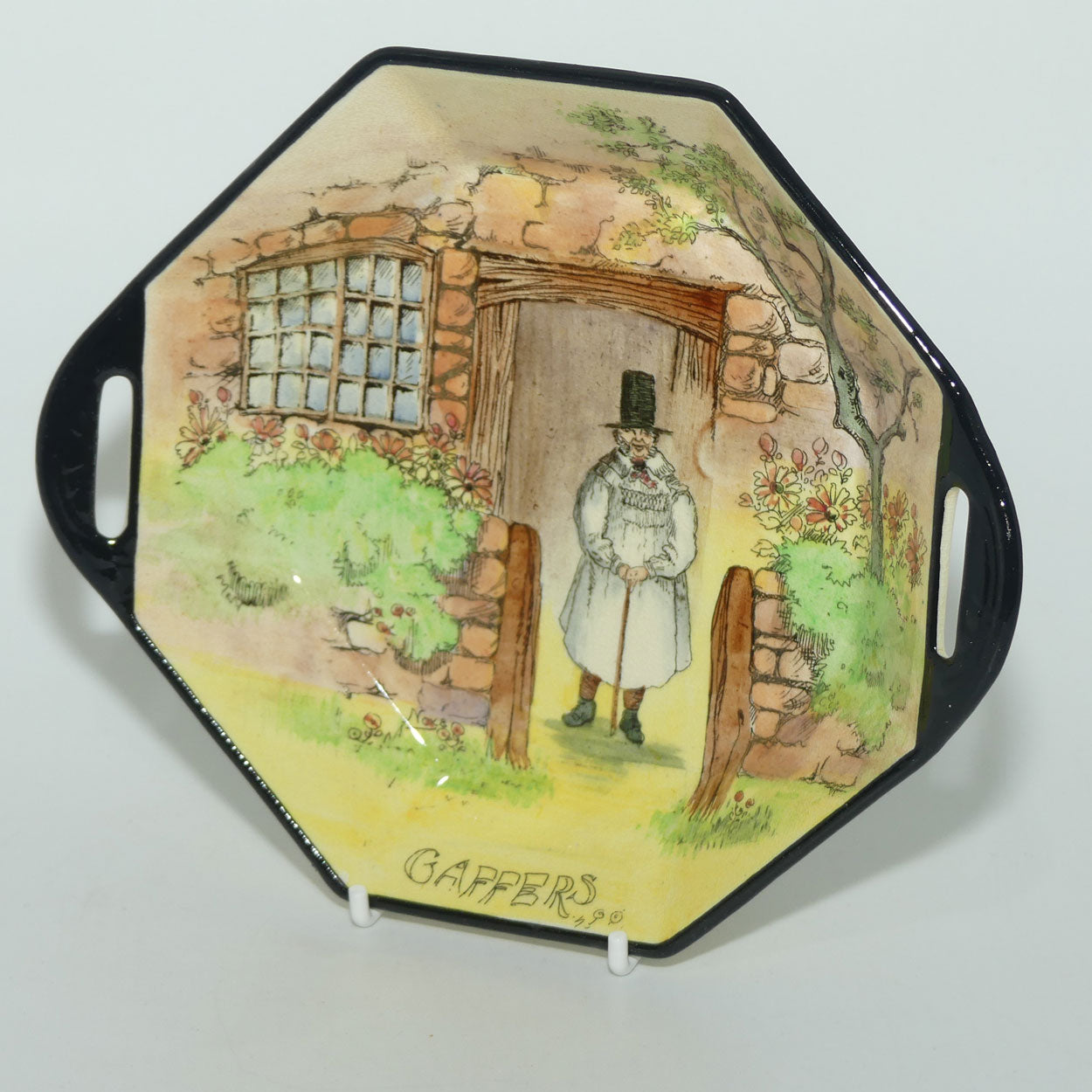 Royal Doulton Gaffers hexagonal dish with twin handles | D4210