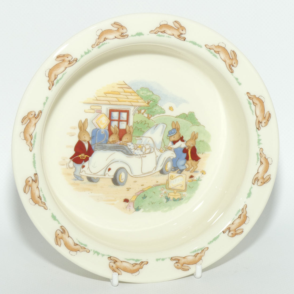 Royal Doulton Bunnykins Petrol In The Sports Car Bowl | Boxed
