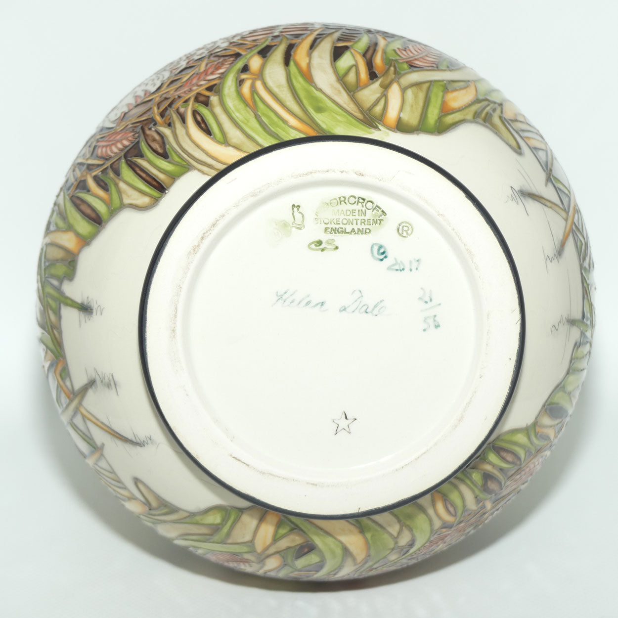 Moorcroft The Gathering 869/9 vase | LE 21/50 | No Box