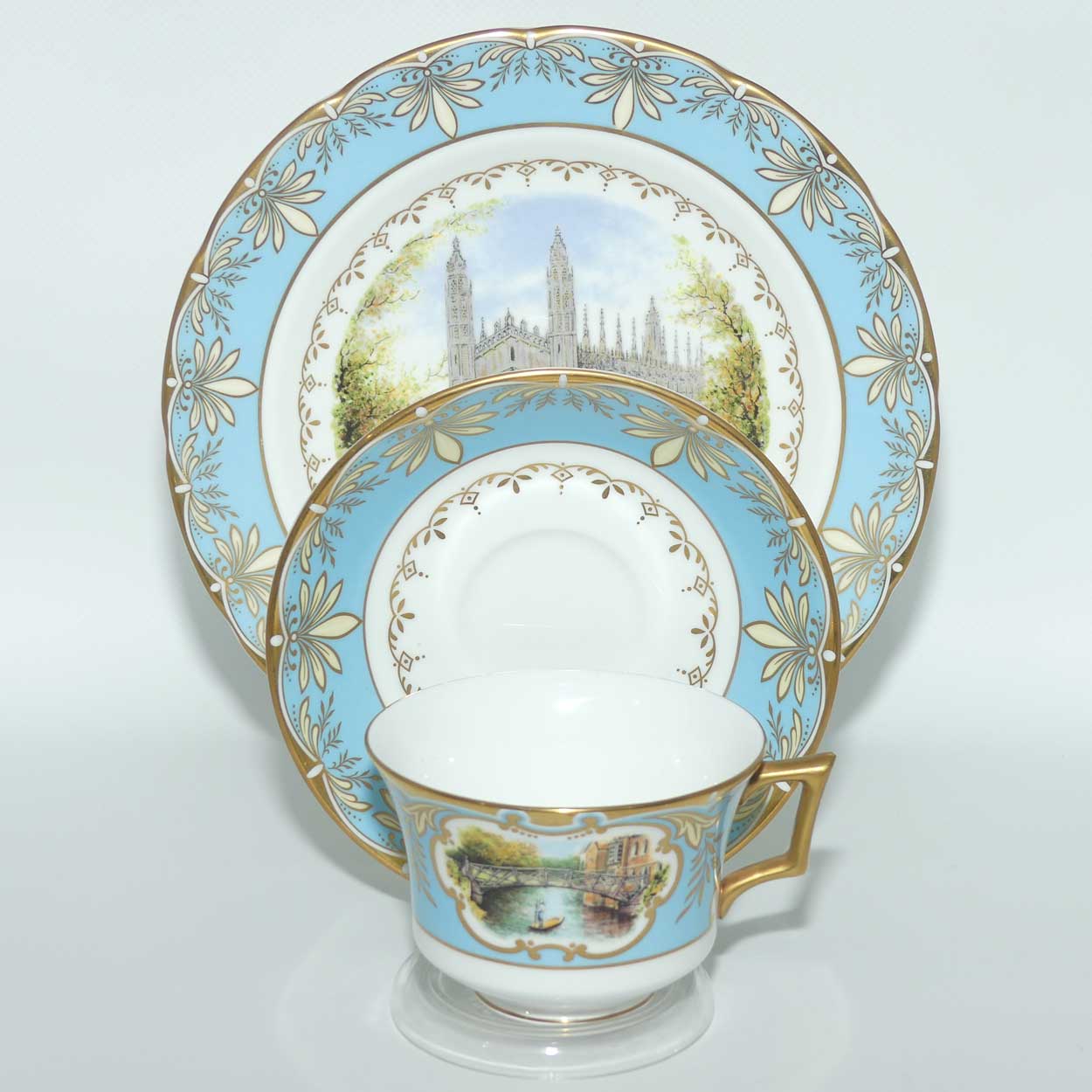 Wedgwood Bone China trio | Genius Collection | Historic Town of Cambridge | Ltd Ed