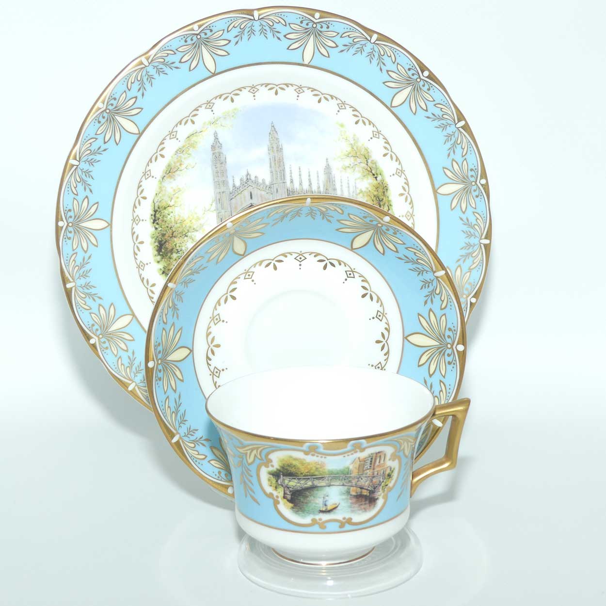 Wedgwood Bone China trio | Genius Collection | Historic Town of Cambridge | Ltd Ed