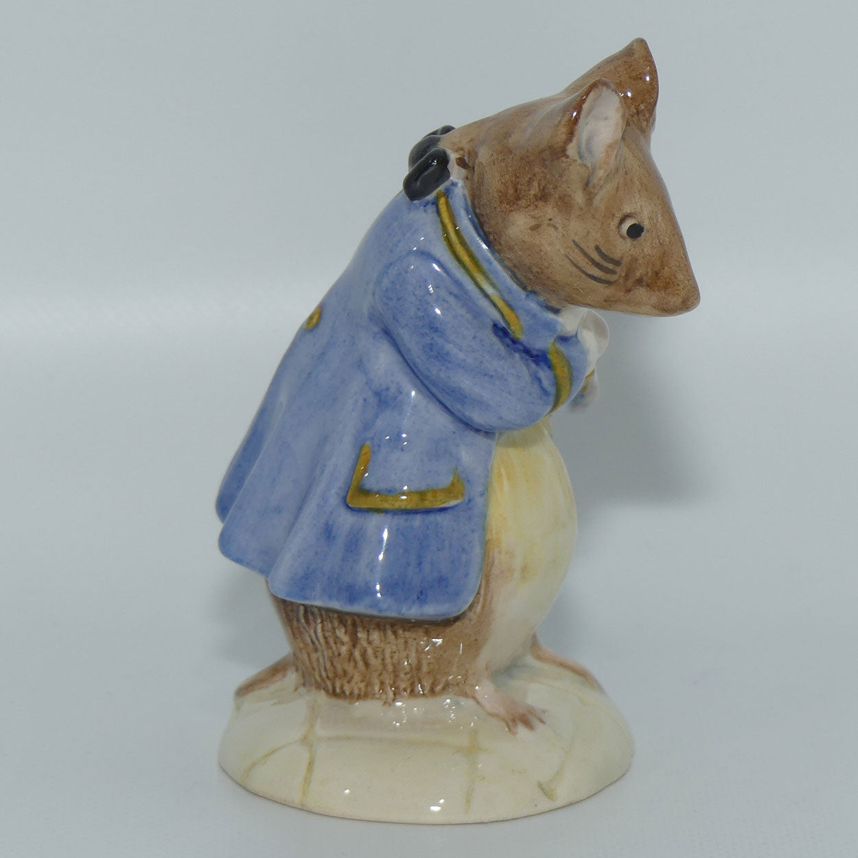 Royal Albert Beatrix Potter Gentleman Mouse Made a Bow | BP6a