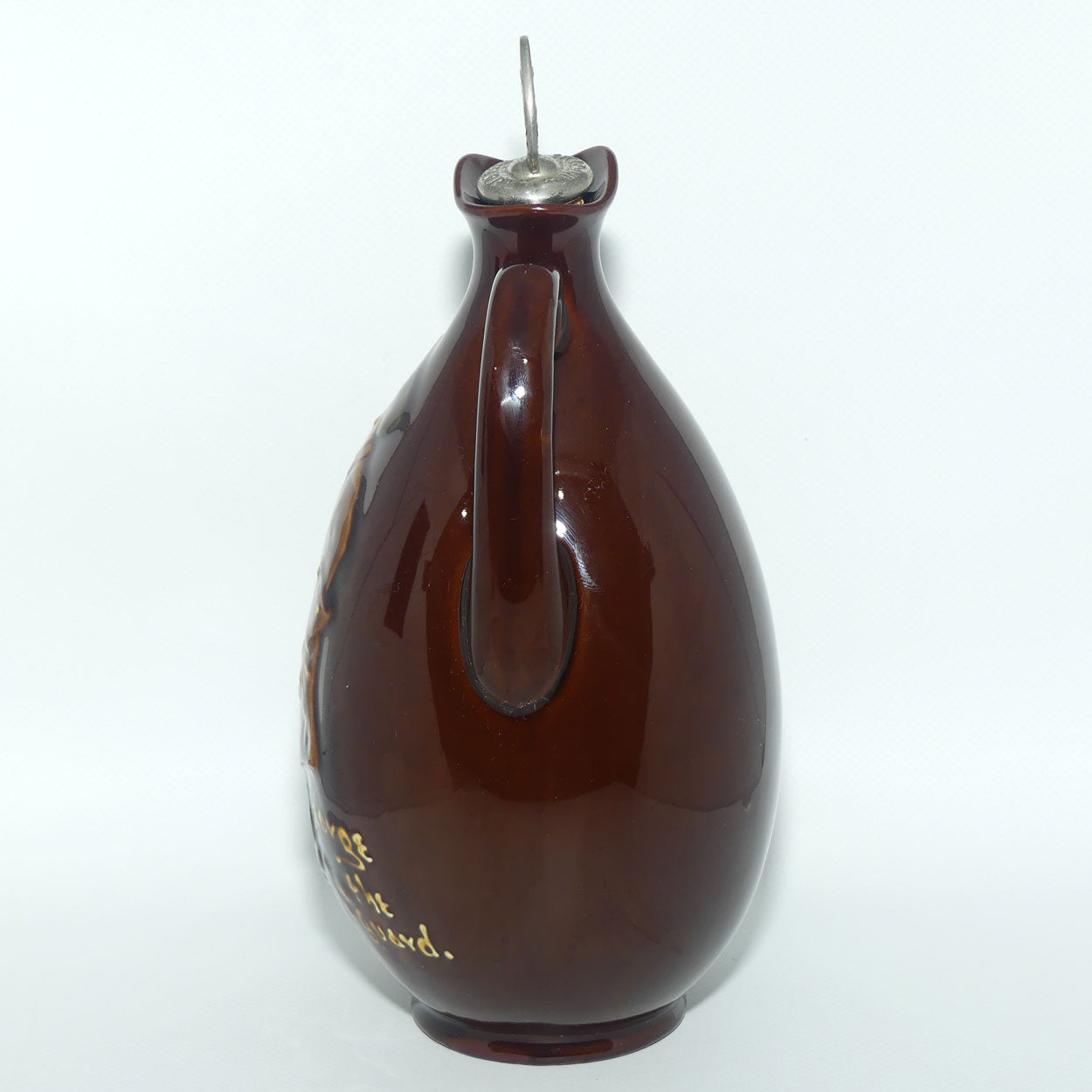 Royal Doulton Kingsware flask | George the Guard + Stopper | Dewars