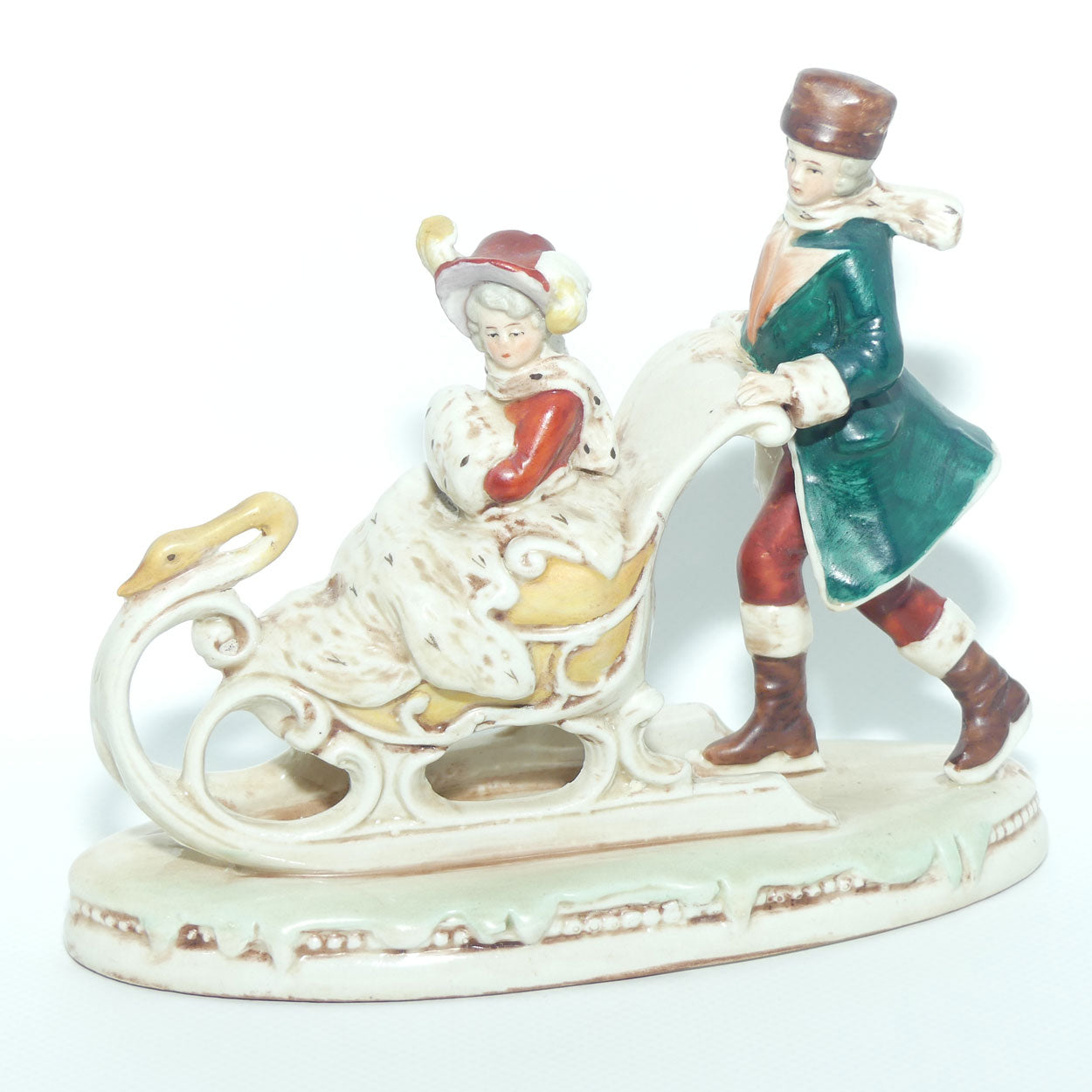 Grafenthal Germany figure | Christmas Sled | Christmas Sleigh | Model 20963