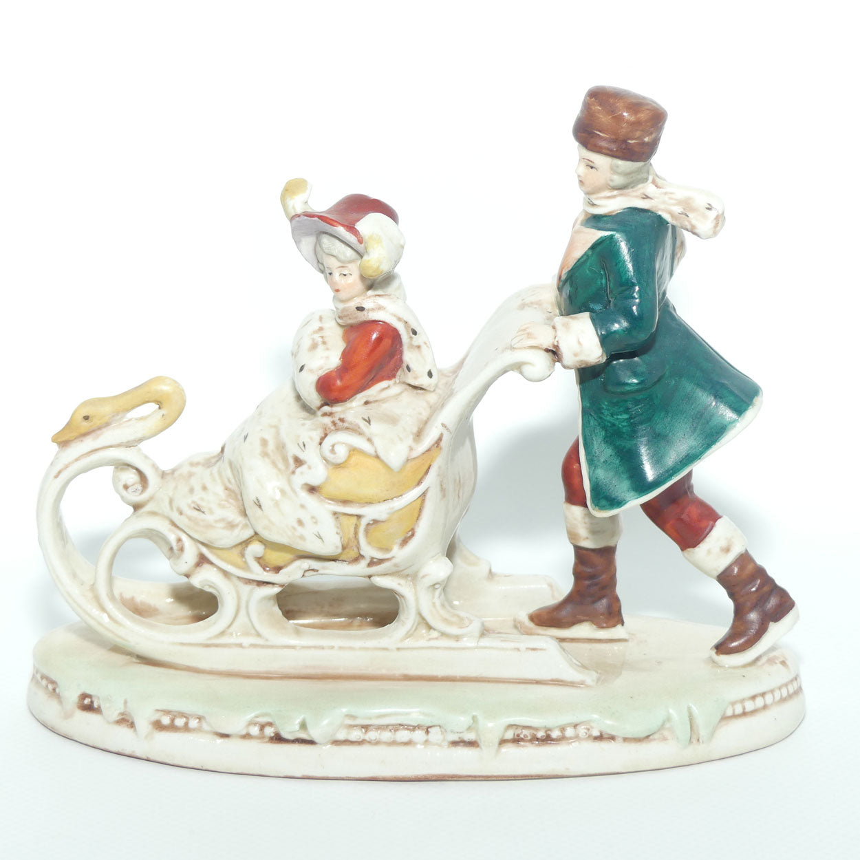 Grafenthal Germany figure | Christmas Sled | Christmas Sleigh | Model 20963