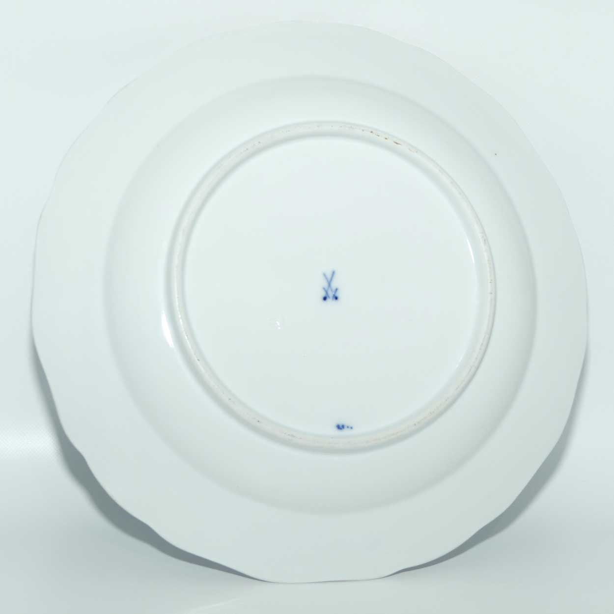 Meissen Blue Onion | Zwiebelmuster Blue Onion plate | Gilt Edge | 25cms diam