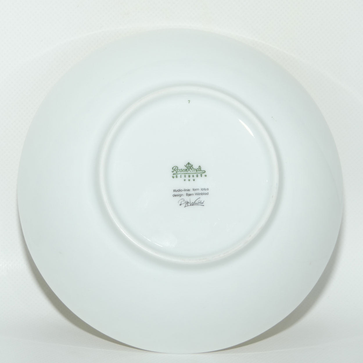 Rosenthal Bjorn Wiinblad | Studio Line Form Golden Lotus pattern bowl | 18.2cm diam