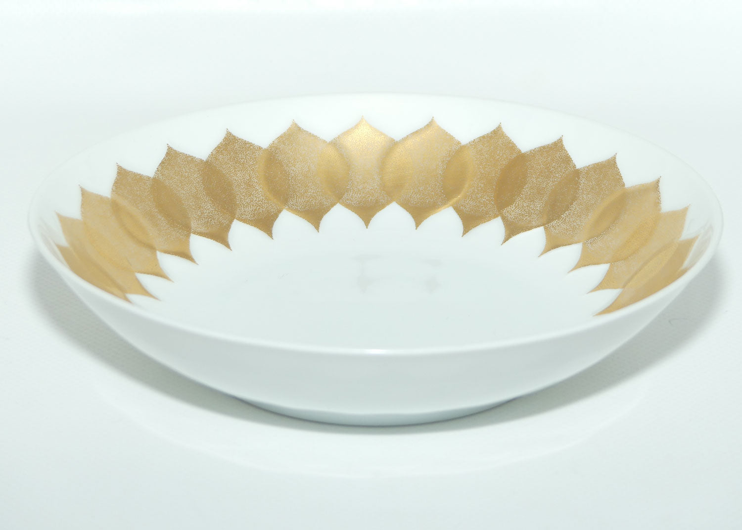 Rosenthal Bjorn Wiinblad | Studio Line Form Golden Lotus pattern bowl | 18.2cm diam
