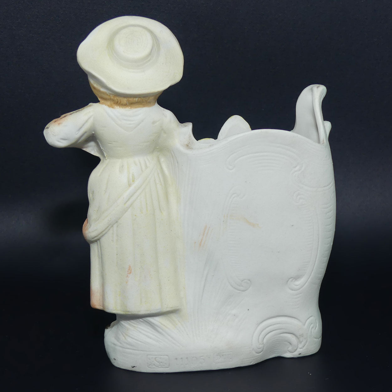 Grafenthal Schneider DEP Art Nouveau bisque spill vase | Girl Raking Success