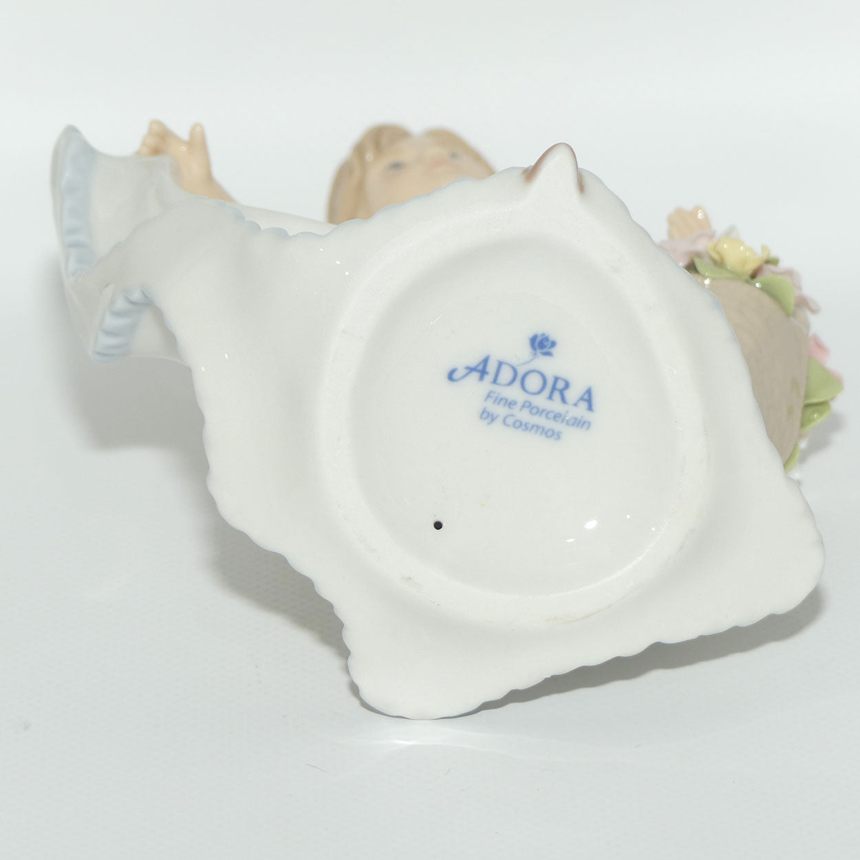 ADORA Cosmos Fine Porcelain | Girl With Basket of Flowers Figurine | #2