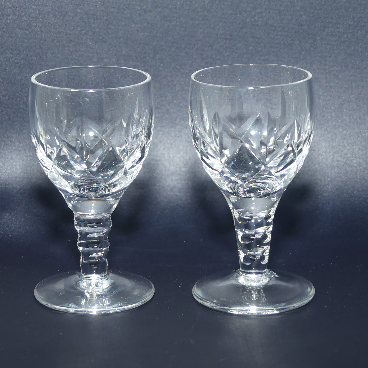 Stuart Crystal Carlingford pattern set of 6 shot or liqueur glasses | 25ml