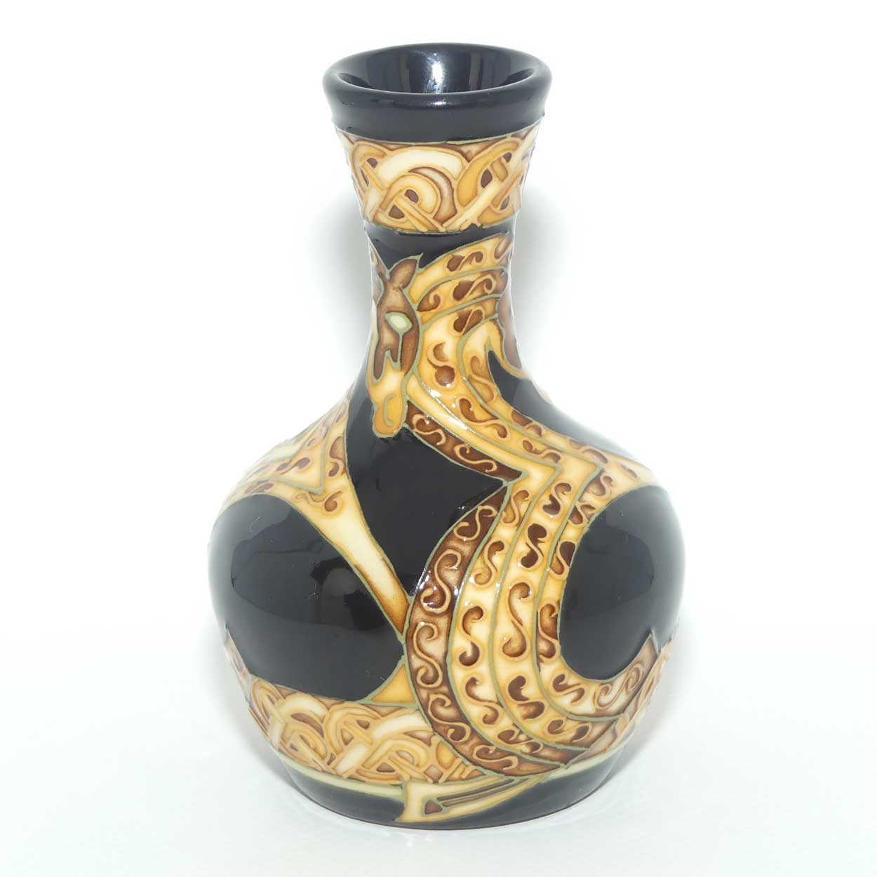 Moorcroft Golden Land Horse vase | Shape 02/4