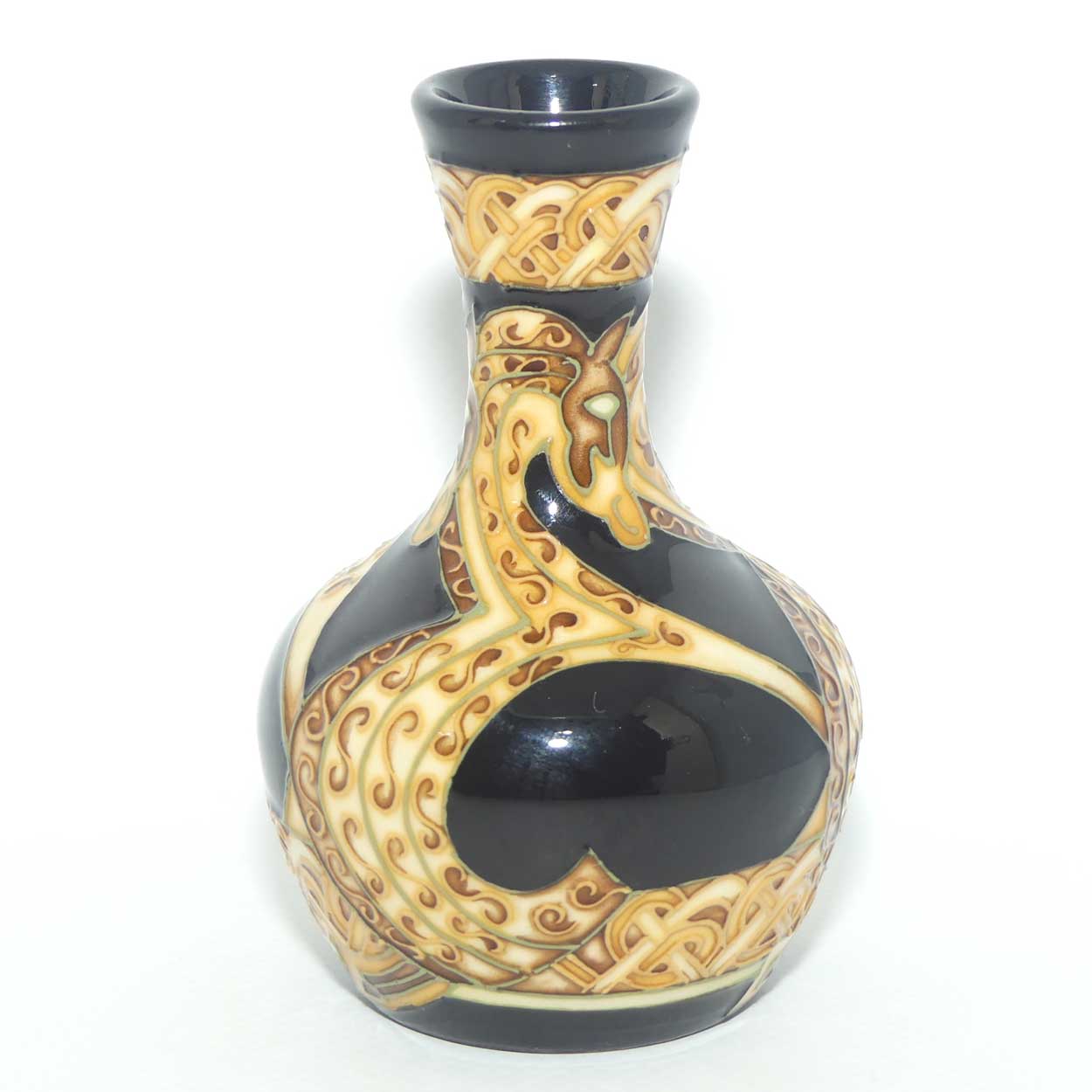 Moorcroft Golden Land Horse vase | Shape 02/4