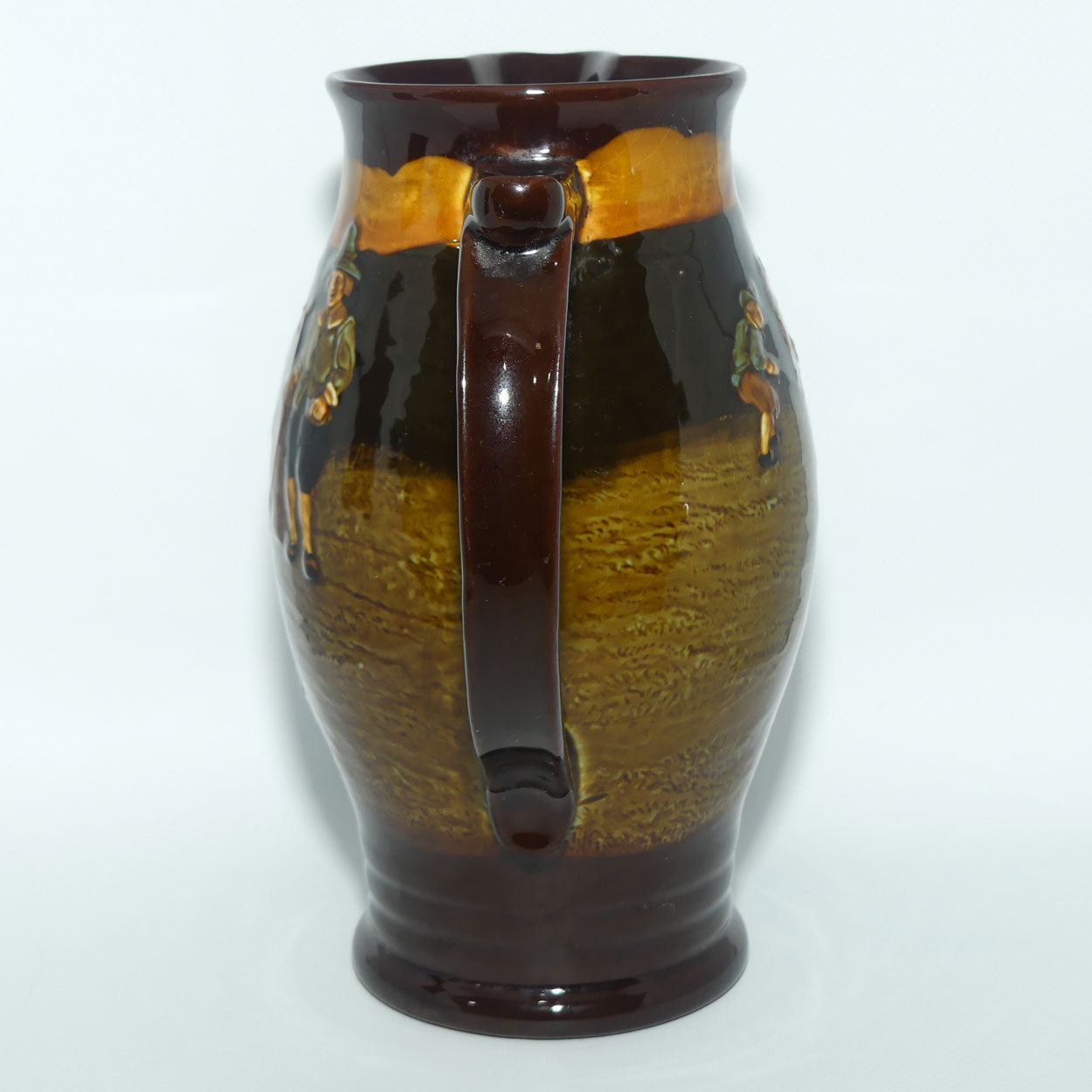 Royal Doulton Kingsware Charles Crombie Golfers ale jug