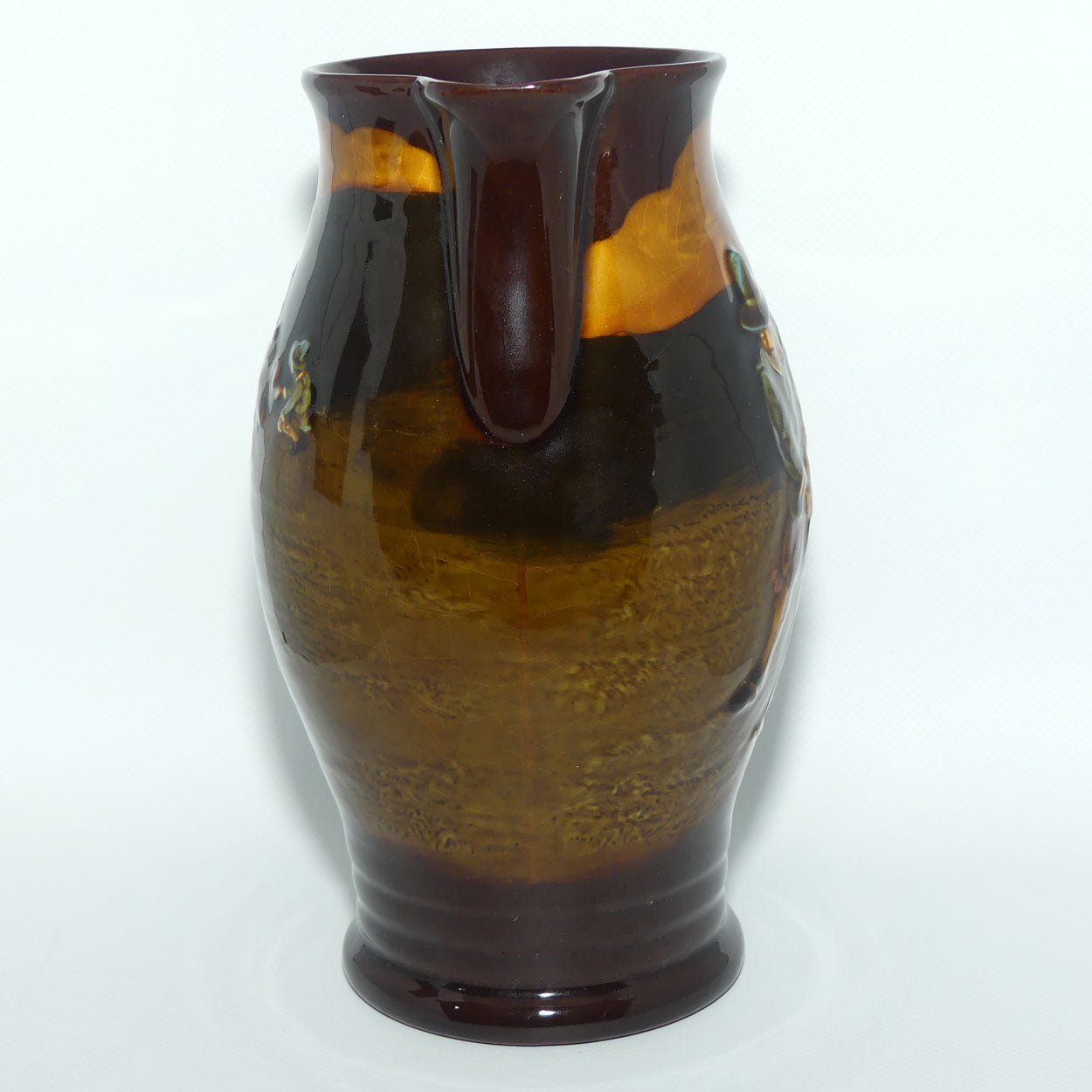 Royal Doulton Kingsware Charles Crombie Golfers ale jug