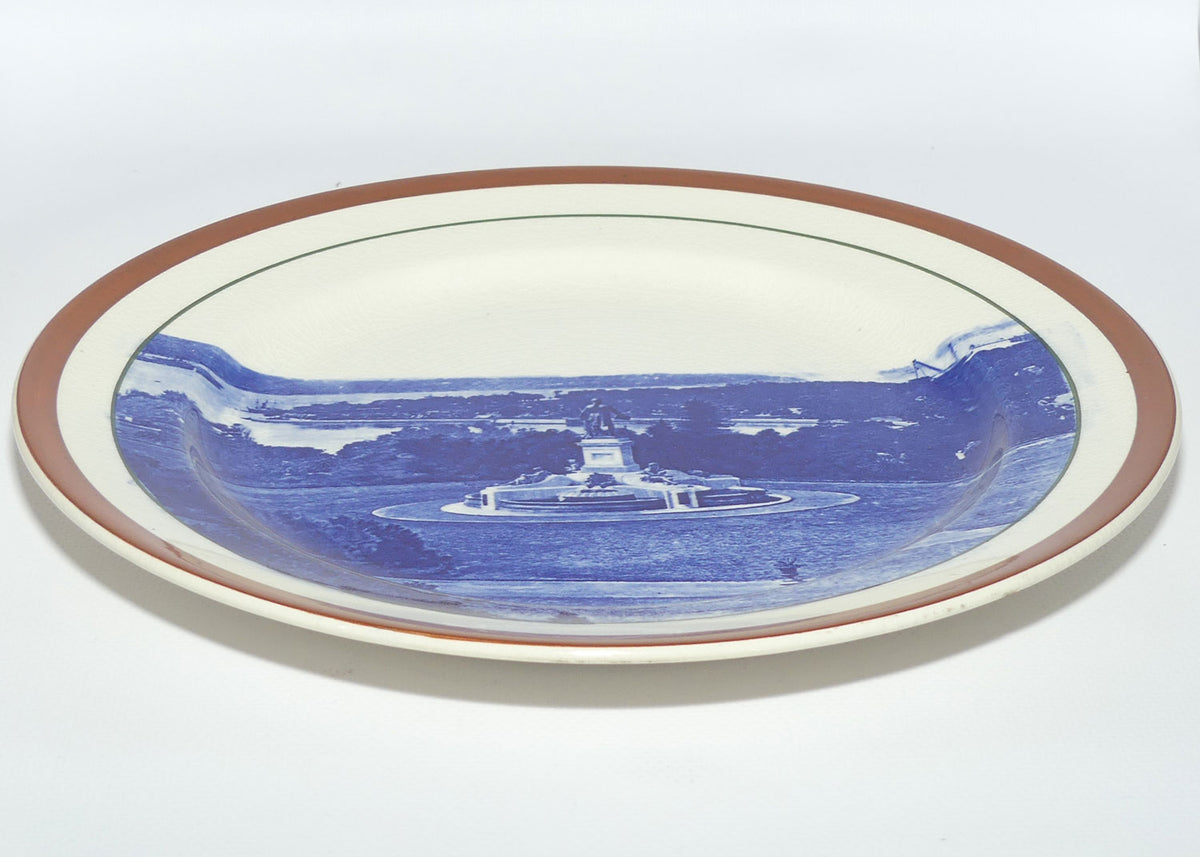 Royal Doulton Australian plate | Captain Arthur Phillip | Governor Phillip's Statue | 26.5cm