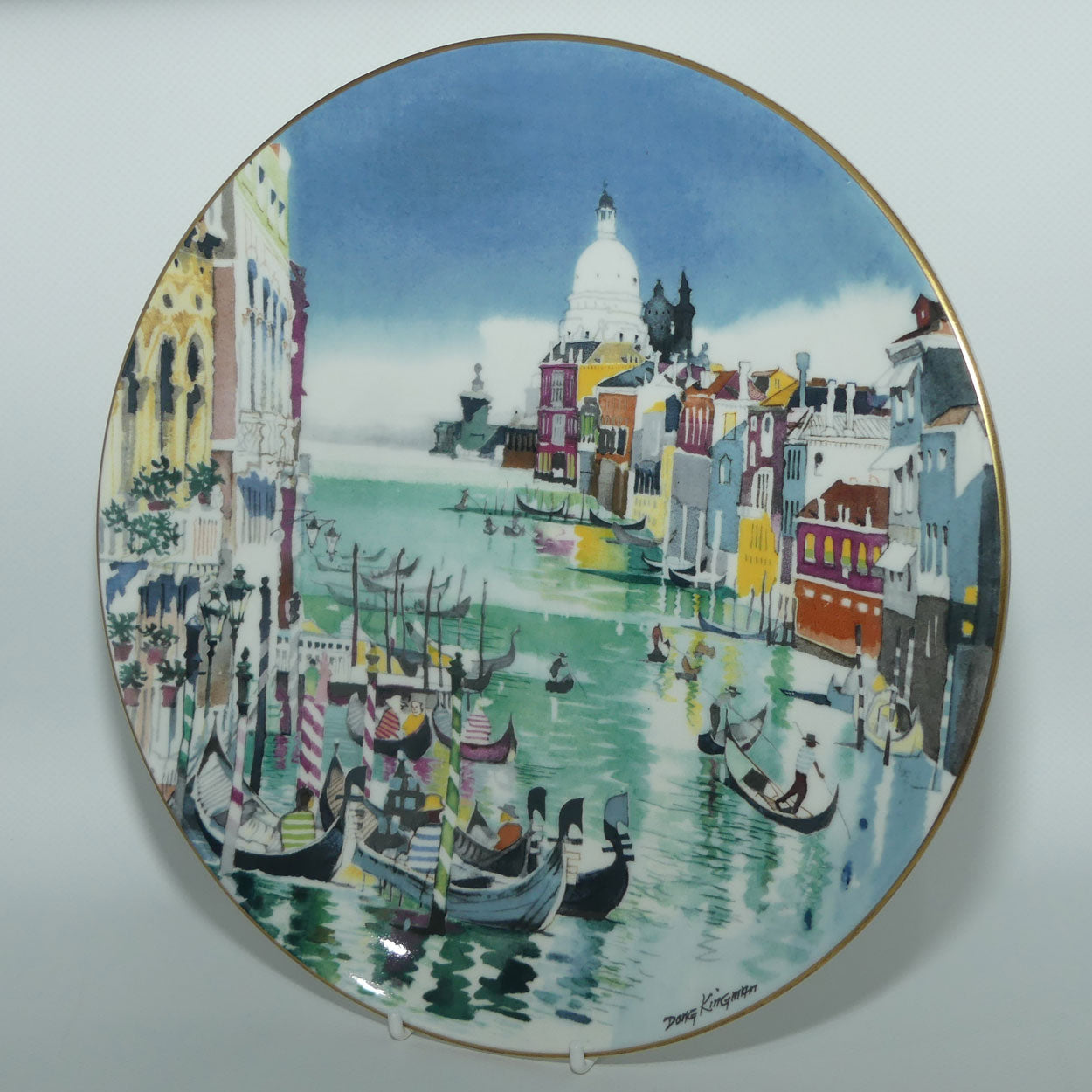 Royal Doulton Dong Kingman plate #3 | Grand Canal Venice