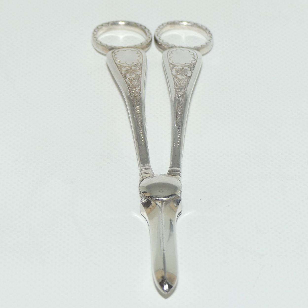 Edwardian era RF Mosley EP Silver Plated grape shears