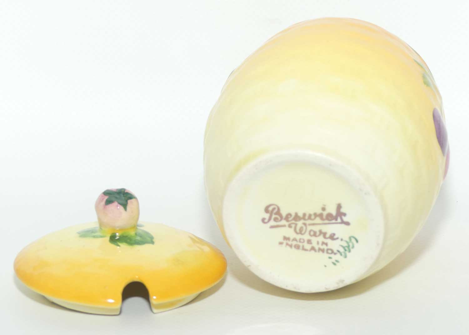 Beswick Cherry design jam pot