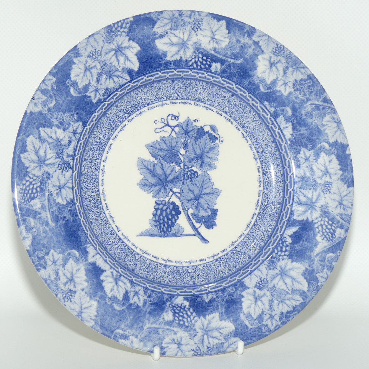Wedgwood Vintage Blue | Blue and White plate | Grape Vine | 21cm diam