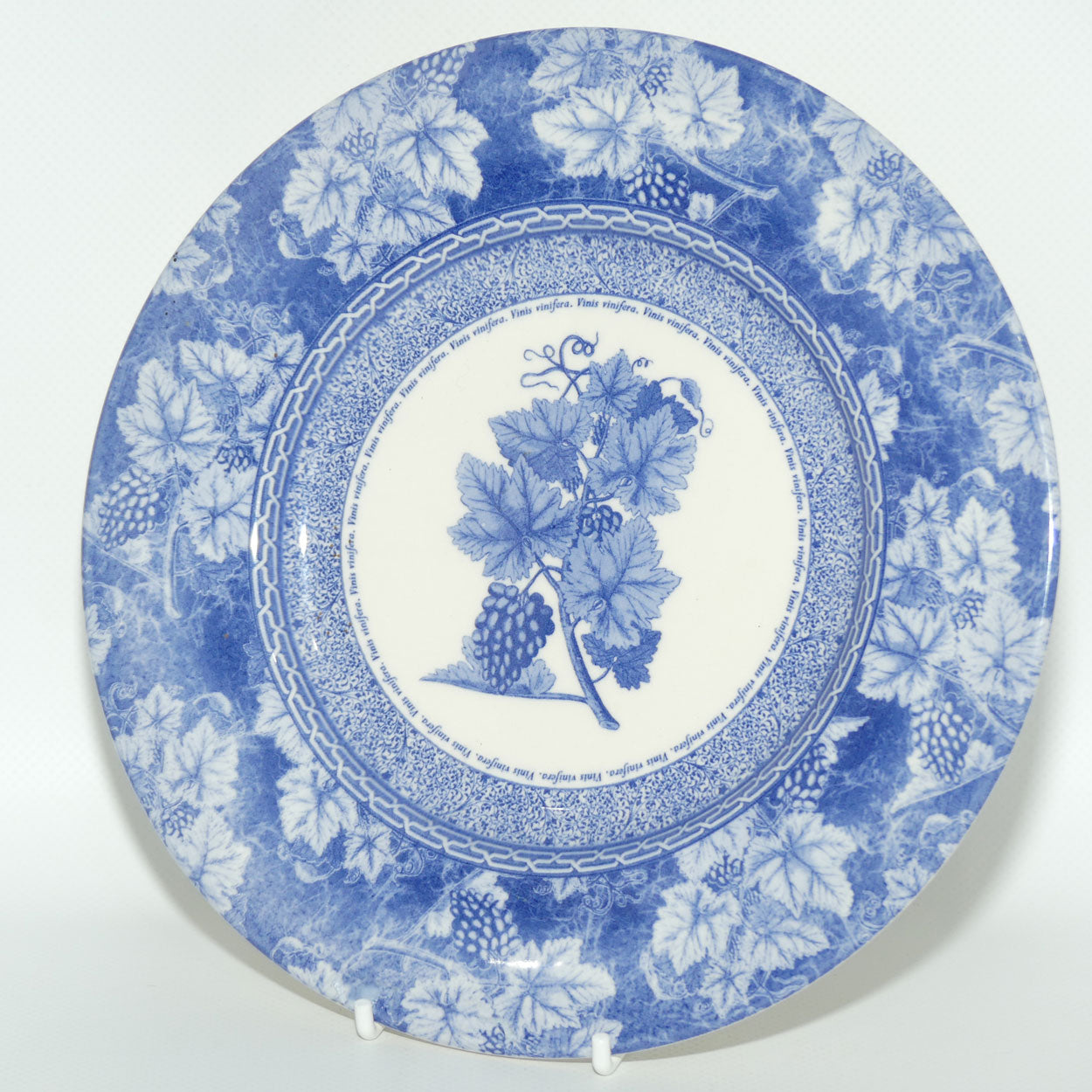 Wedgwood Vintage Blue | Blue and White plate | Grape Vine | 21cm diam