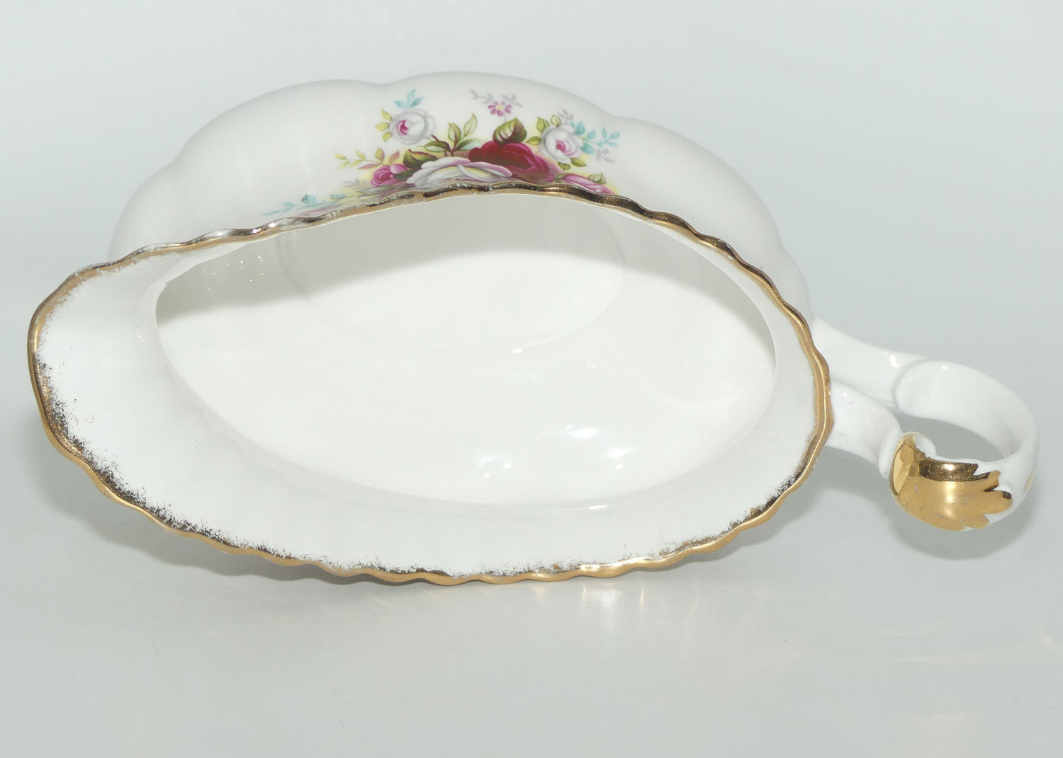 Royal Albert Bone China England Celebration gravy boat and underplate | UK Made