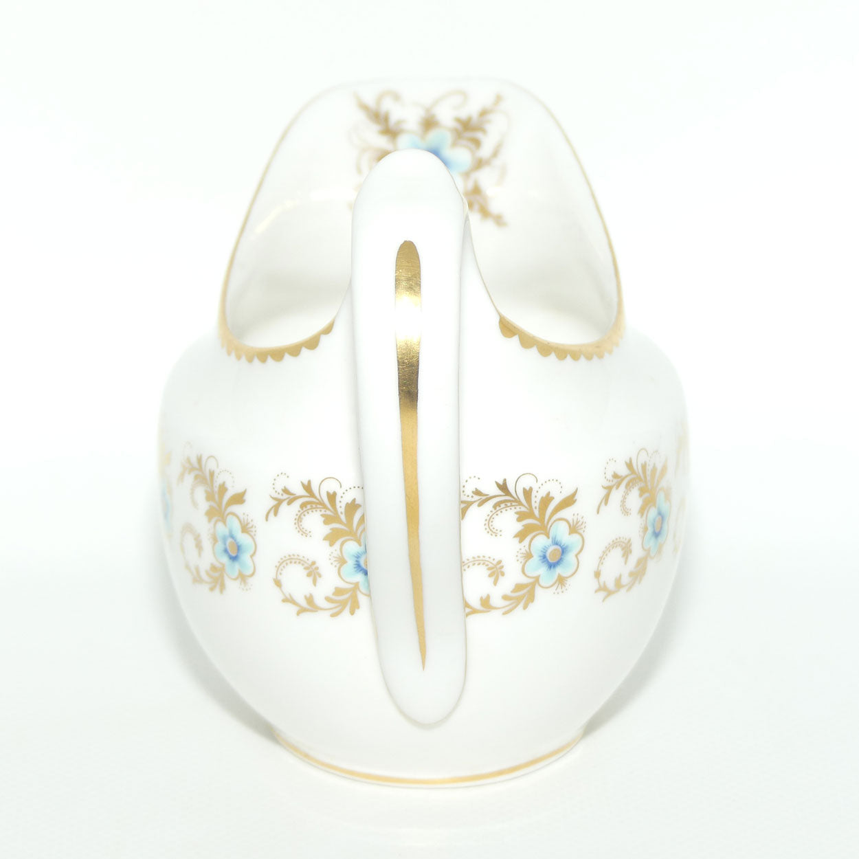 Royal Crown Derby Blue Pimpernel pattern milk jug