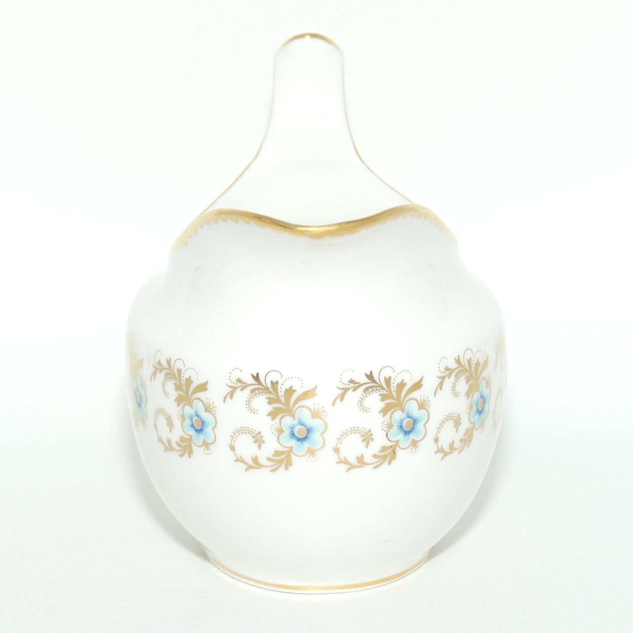 Royal Crown Derby Blue Pimpernel pattern milk jug