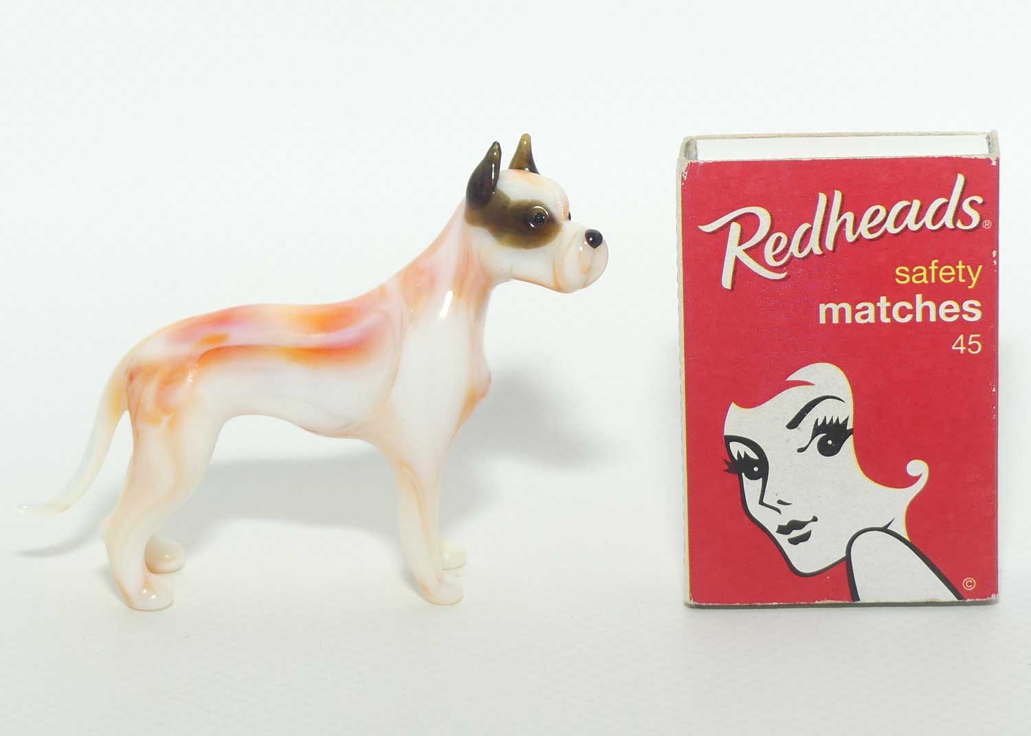 Fine quality Russian Lampwork Glass Great Dane