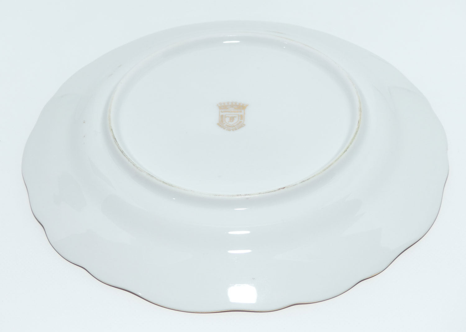 Limoges Veritable Porcelain d'Art Courting plate | 19cm | Green