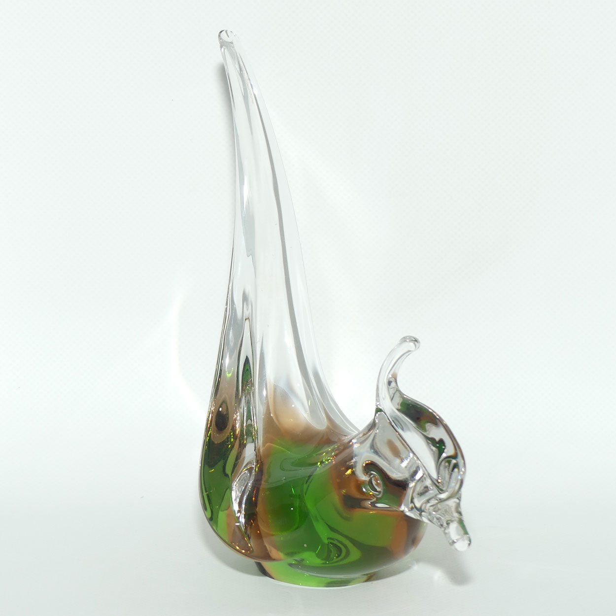 Art Glass Sommerso technique Pheasant | Murano Glass