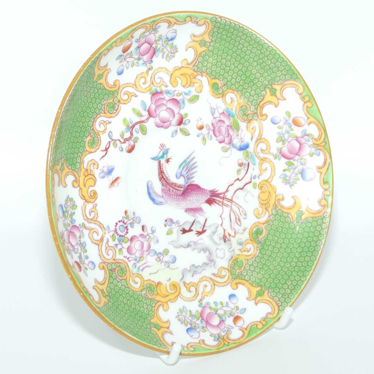 Mintons Green Asiatic Pheasant trio | Pattern 4863