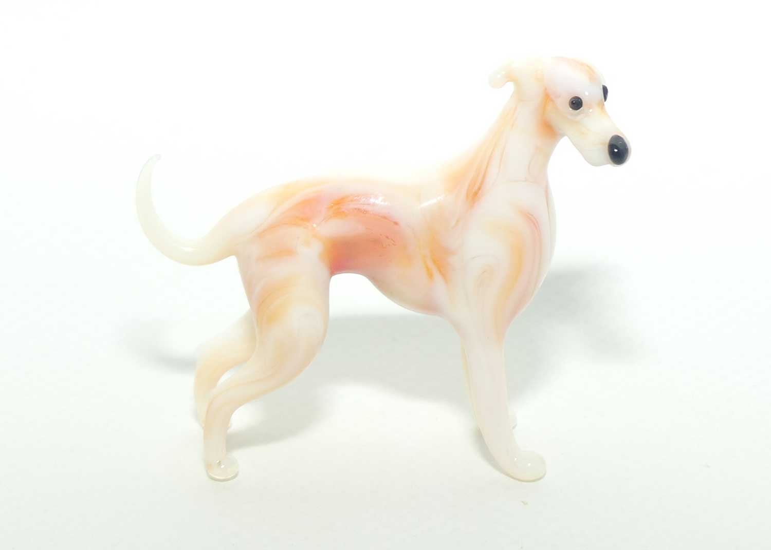 Fine quality Russian Lampwork Glass Greyhound