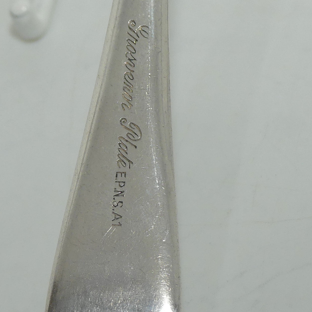 Set of 6 Grosvenor Plate | Silver Plated Old English Pattern salad Forks | 19cm