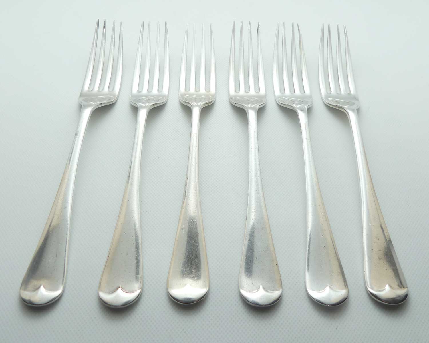 Set of 6 Grosvenor Plate dinner forks EPNS A1 | 19cm