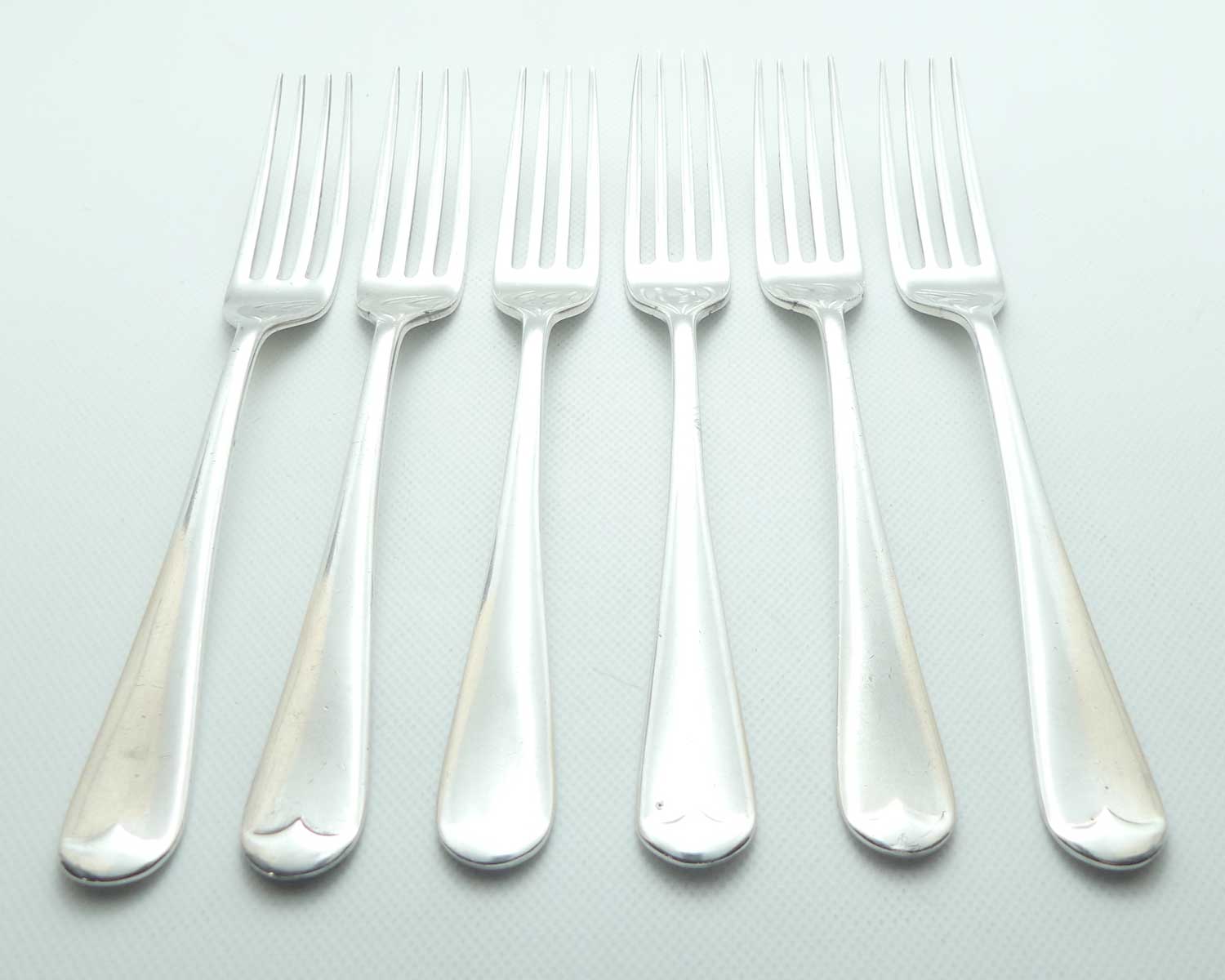 Set of 6 Grosvenor Plate salad forks EPNS A1 | 17cm